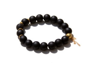 black onyx essential oil bracelet